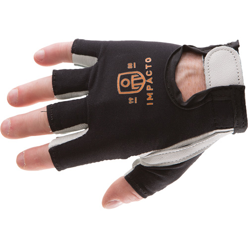 Anti-Impact Right-Hand Glove, Size Medium, Goatskin/Split Leather Palm Fastek