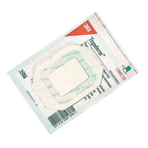 Tegaderm Transparent Dressing With Absorbent Pad, Rectangular/Square, 2-3/4", Plastic, Sterile Fastek