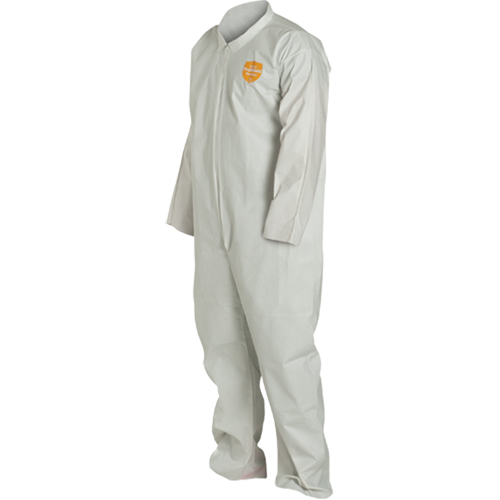 ProShield&reg; 60 Coveralls, X-Large, White, Microporous Fastek