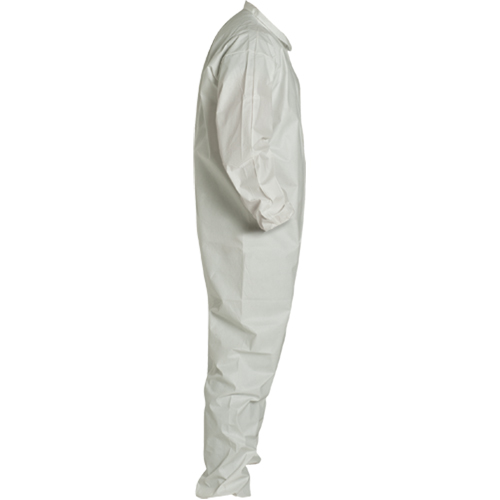 ProShield&reg; 60 Coveralls, Small, White, Microporous Fastek
