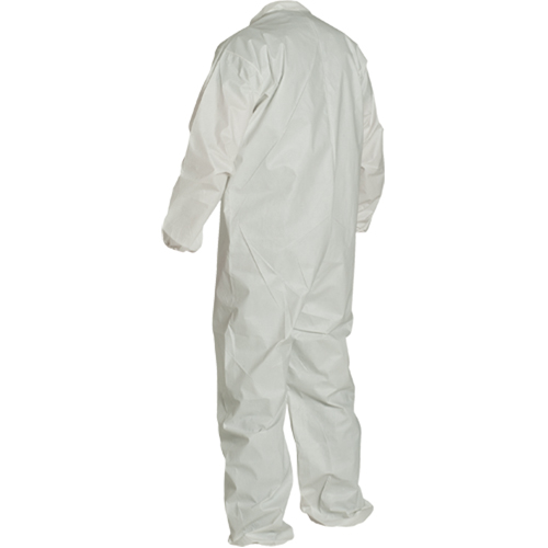 ProShield&reg; 60 Coveralls, Small, White, Microporous Fastek