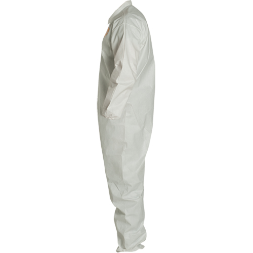 ProShield&reg; 60 Coveralls, Small, White, Microporous Fastek