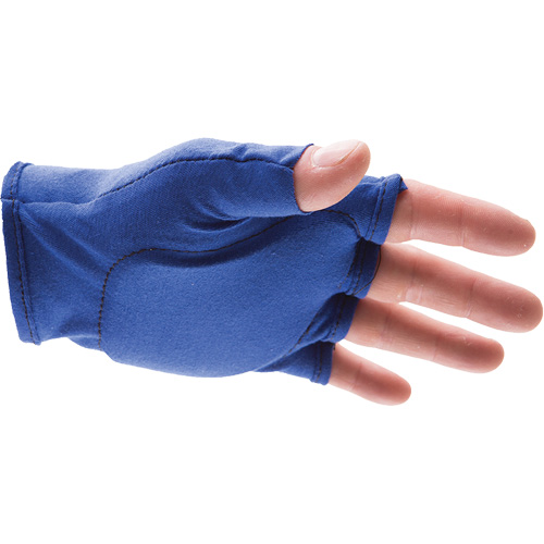 Anti-Impact Fingerless Right-Hand Glove Liner, 6/X-Small, Synthetic Palm, Slip-On Cuff Fastek