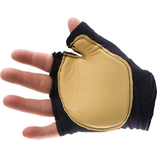 Anti-Impact Tool Grip Fingerless Right-Hand Glove, Size X-Small, Grain Leather Palm Fastek