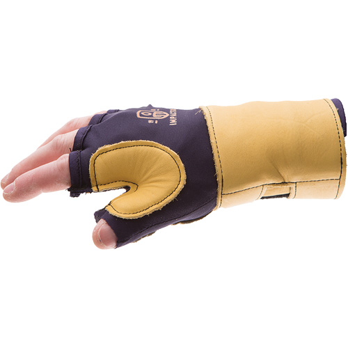 Premium Impact & Repetitive Strain Protective Right-Hand Glove, Size X-Small, Grain Leather Palm Fastek