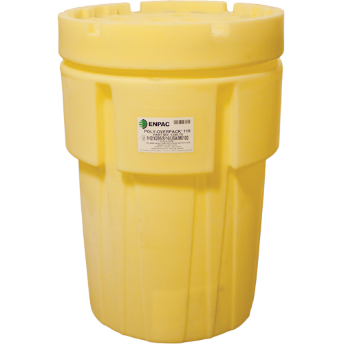Baril de r&eacute;cup&eacute;ration Poly-Overpack 110 , 103 gal. US, Stationnaire Fastek