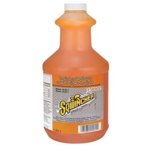 Sqwincher Boisson de r&eacute;hydratation, Concentr&eacute;, Fraîcheur tropicale Fastek