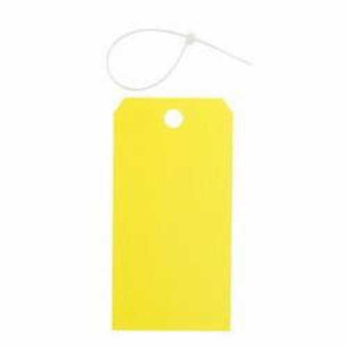 Blank Accident Prevention Tags, Metal, 3" W x 5-3/4" H Fastek