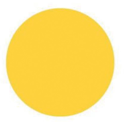 &eacute;tiquettes rondes inscriptibles, Cercle, 1,5" lo x 1,5" la, Jaune Fastek