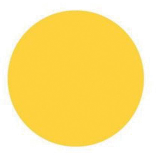Round Write-On Labels, Circle, 3" L x 3" W, Yellow Fastek