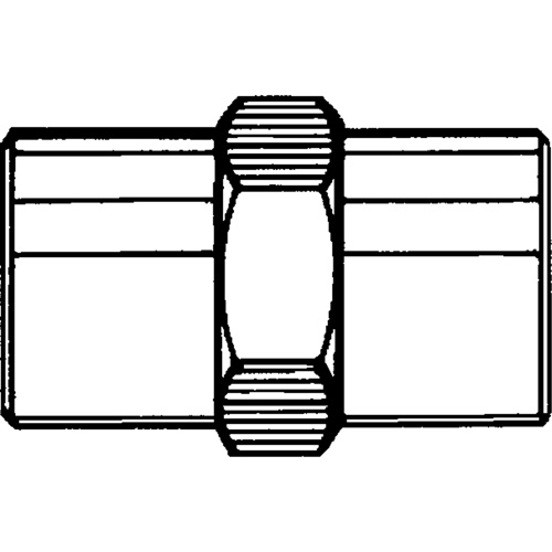 RACCORD FEMELLE HEXAGONAL(F)NPT1/8"(F)1/8"LAITON, Laiton Fastek
