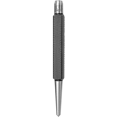 Centre Punch with Square Shank, 5/32" Dia., 3/8" Stock Size, 4-1/4" L Fastek