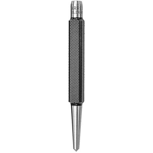 Centre Punch with Square Shank, 3/16" Dia., 7/16" Stock Size, 4-1/2" L Fastek