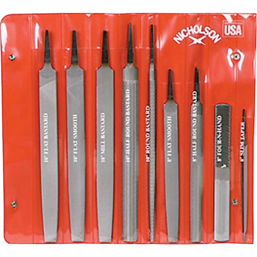 9-Piece Maintenance File Set, 9 Pcs Fastek