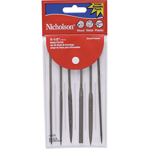 Assorted Miniature Files, 6 Pcs Fastek