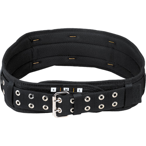 Ceinture de confort matelass&eacute;e de 5" de largeur, Nylon, Noir Fastek