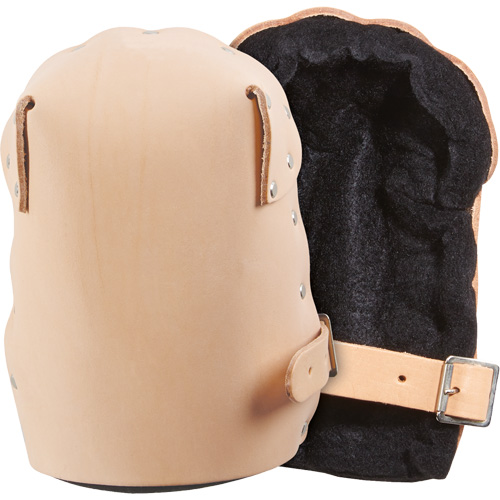 Heavy-Duty Knee Pad, Buckle Style, Leather Caps, Foam Pads Fastek