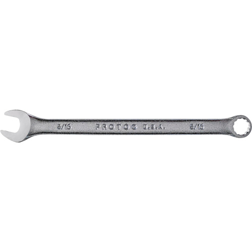 Combination Wrench, 12 Point, 5/16", Satin Finish Fastek