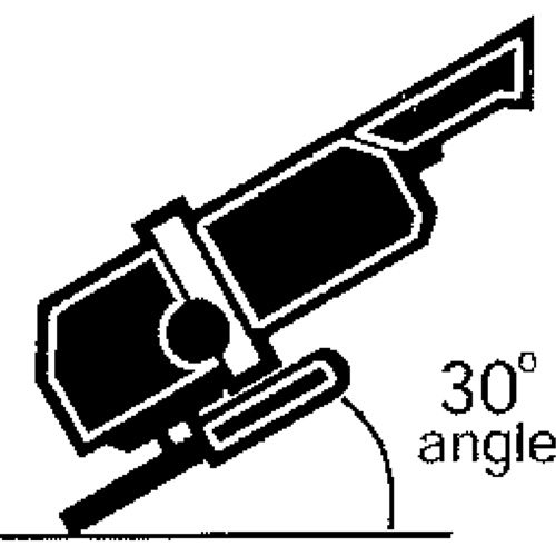Meule rapide A24N, 6" x 1/4", Arbre 7/8", Oxyde d'aluminium, Type 27 Fastek