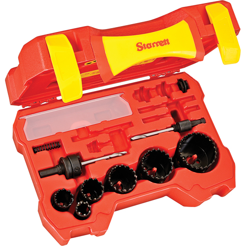 Trousses de scies cloches pour &eacute;lectricien, 10 morcea Fastek