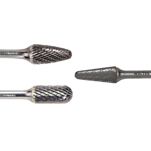 Hard Alloy Ball Nose Cylinder Burr, SC-5, 1/2" Dia., 1" Depth of Cut Fastek