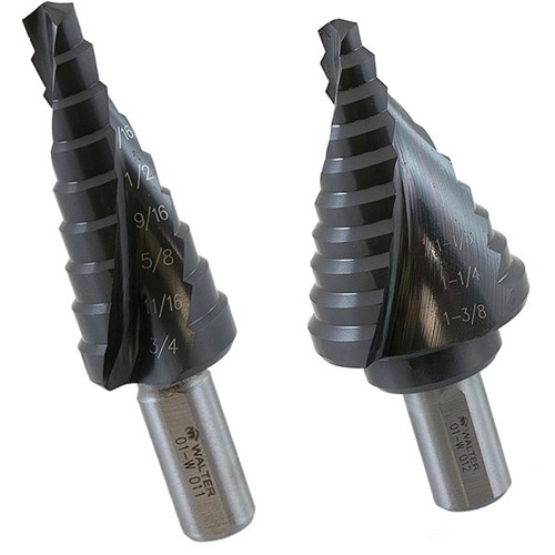 Multi-Step Drill Bit Set, 3 Pieces, High Speed Steel Fastek