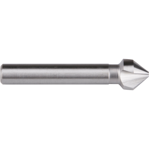 Straight Shank Countersink, 6.3 mm, High Speed Steel, 82° Angle, 3 Flutes Fastek