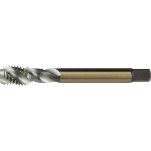 Taraud &agrave; cannelure en spirale 45°, Acier rapide au cobalt, Filet de M8x1,25, 72 mm l Fastek