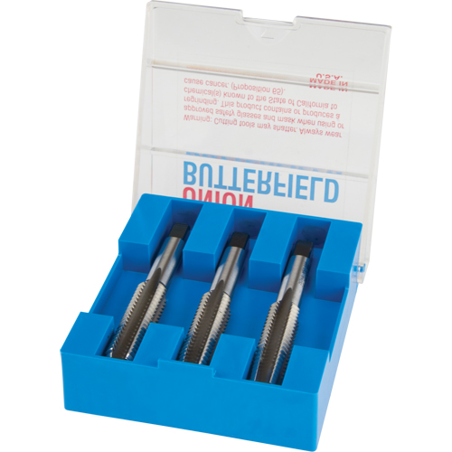 Hand Tap Set, High Speed Steel, 4-40 Thread Fastek