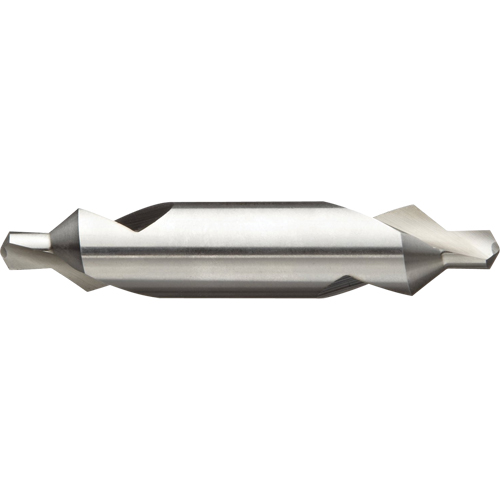 Combined Drill & Countersink, #4, 0.125" Small Diameter, 5/16" Large Diameter, High Speed Steel Fastek