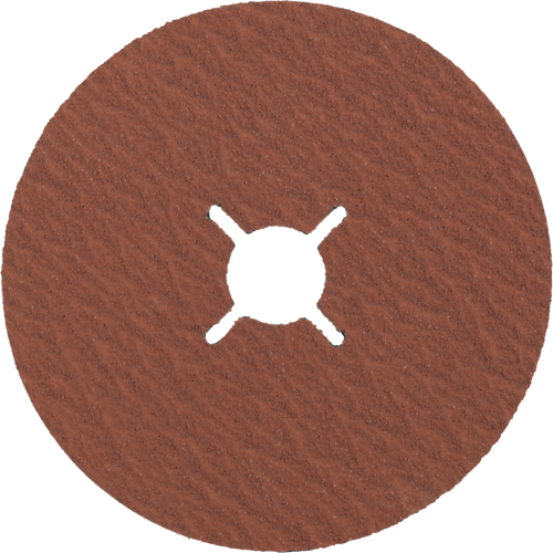 Disque en fibre, C&eacute;ramique, 80, 4-1/2" Dia x 7/8" Arbre Fastek