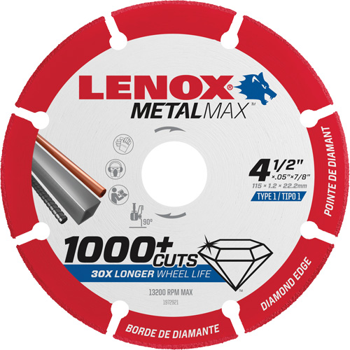 Metalmax Circular Saw Blades, 4-1/2", Metal/Non-Ferrous Use Fastek