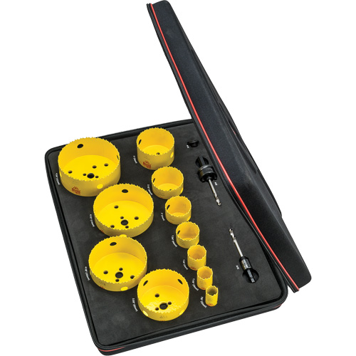 Electrician's Hole Saw Kit, 14 Pieces Fastek