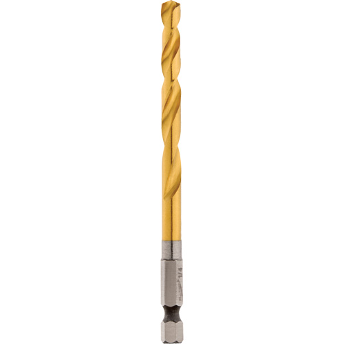 Foret Shockwave, 1/4", Titane, Cannelure 2-15/32", Pointe de 135° Fastek