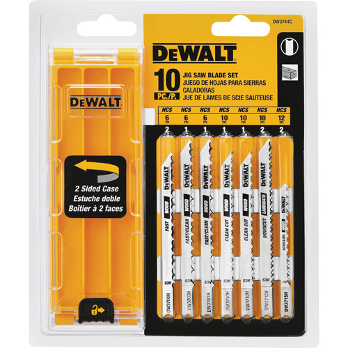 Jeu de lames de scie sauteuse &agrave; queue en U avec &eacute;tui Fastek