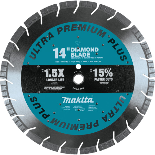 Lame diamant &agrave; bordure segment&eacute;e Ultra-Premium Plus Fastek