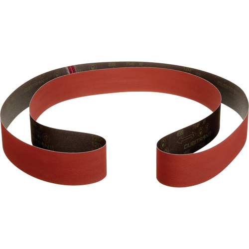 Cubitron II Sanding Belt, 6" W x 79" L, Ceramic, 80+ Grit Fastek