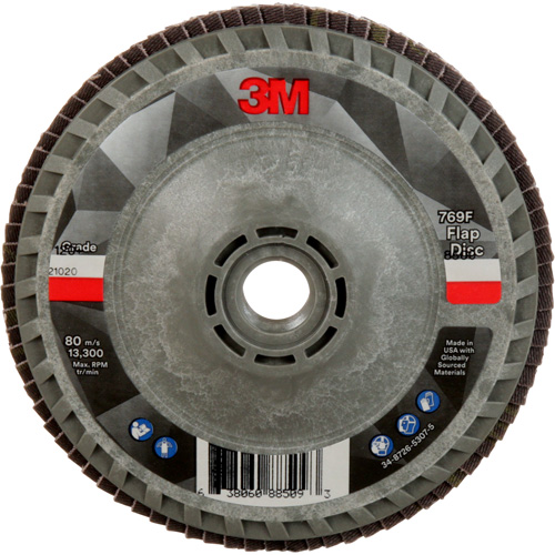 769F Quick Change Flap Disc, 4-1/2" x 5/8"-11, Type 27, 120+ Grit, Ceramic Fastek