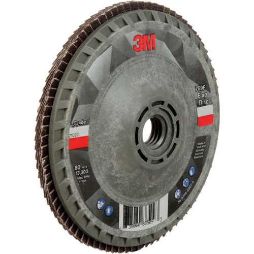 769F Quick Change Flap Disc, 4-1/2" x 5/8"-11, Type 27, 120+ Grit, Ceramic Fastek