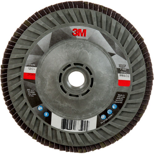 769F Quick Change Flap Disc, 5" x 5/8"-11, Type 27, 120+ Grit, Ceramic Fastek