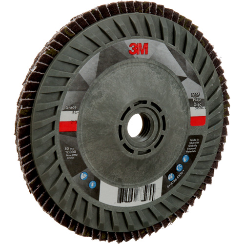 769F Quick Change Flap Disc, 5" x 5/8"-11, Type 27, 40+ Grit, Ceramic Fastek