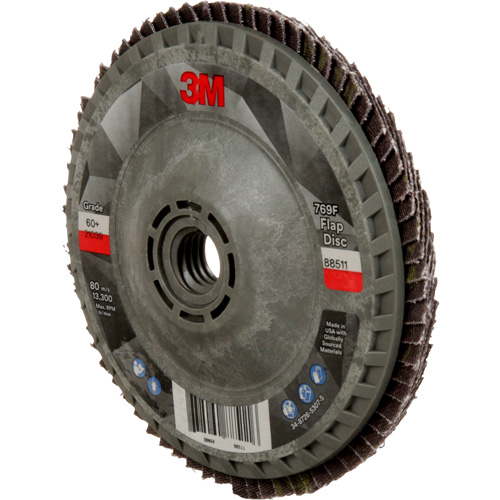 769F Quick Change Flap Disc, 4-1/2" x 5/8"-11, Type 27, 60+ Grit, Ceramic Fastek