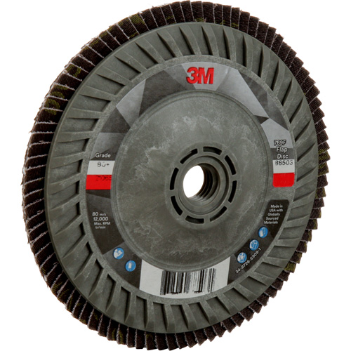769F Quick Change Flap Disc, 5" x 5/8"-11, Type 27, 80+ Grit, Ceramic Fastek