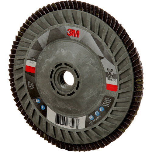769F Quick Change Flap Disc, 5" x 5/8"-11, Type 27, 80+ Grit, Ceramic Fastek