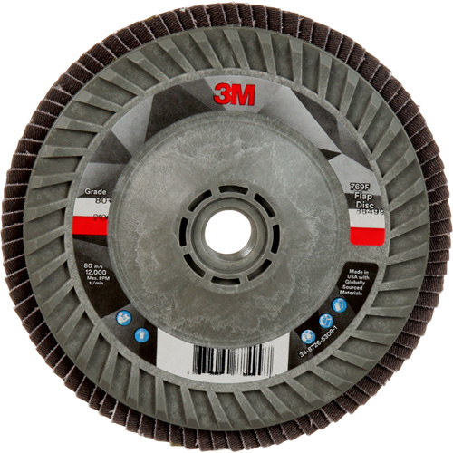 769F Quick Change Flap Disc, 5" x 5/8"-11, Type 29, 80+ Grit, Ceramic Fastek