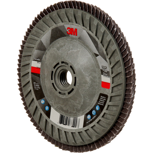 769F Quick Change Flap Disc, 5" x 5/8"-11, Type 29, 80+ Grit, Ceramic Fastek