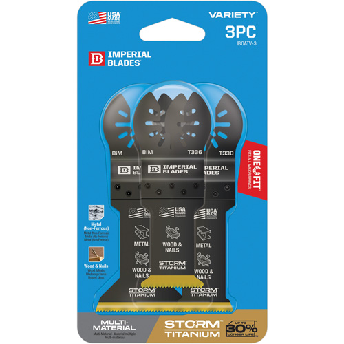 One Fit Storm Titanium Metal & Wood Blade Pack Fastek