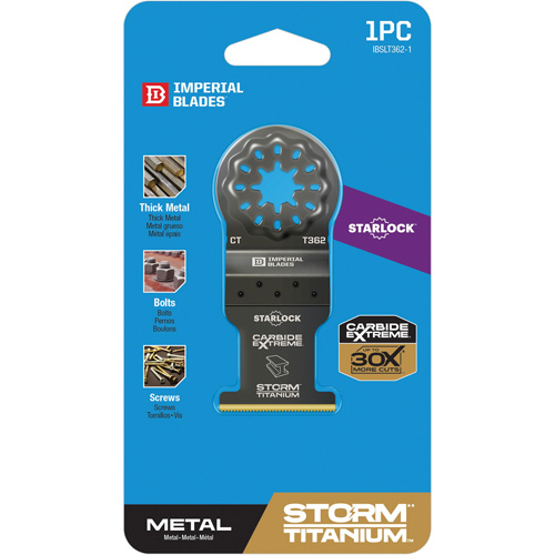 Starlock Carbide Extreme Storm Titanium Metal Blade Fastek