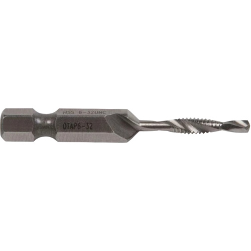 Drill/Tap Bit, #6, High Speed Steel Fastek