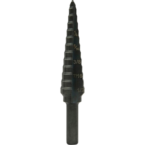 Step Bit, 1/8"/3.2 mm - 1/2"/12.7 mm  Fastek